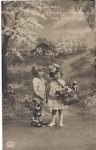 birthday children series card 8767/4 used 10/5/1918
