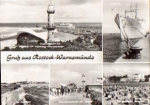 Warnemuende lighthouse postcard o 19.7.1979