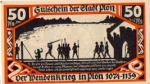 24306 Plon city emergency money 50 pfennigs Wendish War No. 2 1921