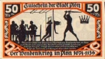 24306 Plon city emergency money 50 pfennigs Wendish War No. 5 1921