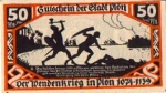 24306 Plon city emergency money 50 pfennigs turning war No. 6 1921