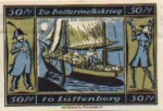 24321 Luttenborg city emergency money 50 pfennigs Bottermelkskrieg No. 4 1921
