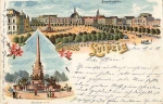 Leipzig Gruss aus ... Farblitho, o 21.1.1902
