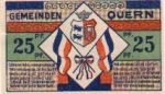 24972 Quern city emergency money worth 25 pfennigs coat of arms 1921
