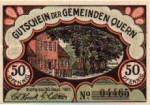 24972 Quern city emergency money 50 pfennig pastorate 1921