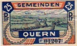 24972 Quern city emergency money 25 pfennigs 1921