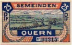 24972 Quern city emergency money 25 pfennigs 1921