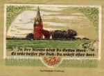 25927 Aventoft city emergency money value 75 pfennigs 1921