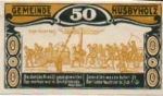 24975 Husbyholz city emergency money 50 pfennigs sale 1921