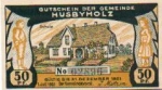 24975 Husbyholz city emergency money 50 pfennigs school 192