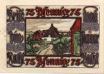 25946 Norddorf city emergency money 75 pfennigs 1921