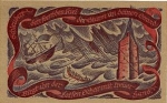 26131 Oldenburg city emergency money 50 pfennigs storm 1921