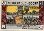 Suchsdorf, emergency money, value 25 pfennigs, No. 2, 1921