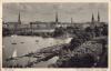 Hamburg Lombards Bridge with the city o 18.6.1930