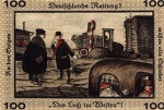 Neugraben-Hausbruch City emergency money 100 Pfennig Germany's rescue 1921