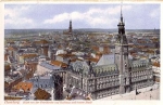 Hamburg from the Petrikirche on the town hall and inner city * ca. 1920