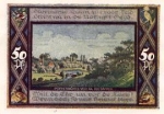 Poppenbüttel Hamburg city emergency money worth 50 pfennigs 1921