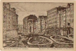 Hamburg Fleet on wooden bridge with Hafenhaus artist card Ullmann * ca. 1920