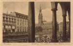 Hamburg City Hall View in front of the Alster arcades o 2.8.1927