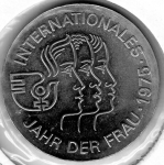 5 Mark GDR 1975 Year of the Woman