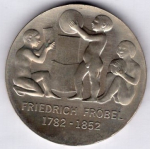 5 Mark GDR 1982 Wilhelm August Froebel