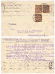 5 Mark official stamp Michel 33 on the card of the Reich Finance Ministry o Berlin W December 20, 1922