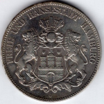 5 Mark Hamburg 1903 Silver Coin