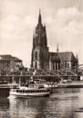 Frankfurt Main Dom und Eiserner Steg o 27.5.1954