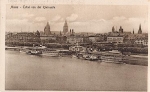 Mainz Total view from the Rhine side Rheindampfer * ca. 1910