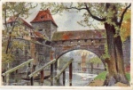 Nuremberg Casemates artist card Heinrich Kley o April 25, 1906