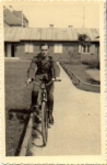 WW2, military cyclist, real photo * approx. 1940