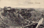 Givenchy zerstörte Dorfstraße  * ca. 1915