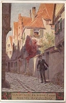 Paul Hey, goodbye little alley, k. AK., Membership card artist card * approx. 1920