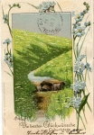 Landscape view artist card Mailick o 27.9.1901