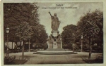 47798 Crefeld, warrior memorial on Friedrichsplatz, gebr. May 11, 1930