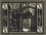 Münster Städtenotgeld Wert 50 Pfennige Schmisinger Hof, 1921