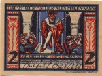 48147 Muenster city emergency money value 2 marks 1921