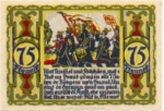 Osnabruck city emergency money 75 pfennigs 1921