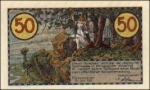 53639 Konigswinter city emergency money 50 Pfennig Drachen 1921