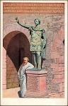 61352 Saalburg Castle Porta Decumana Artist card E. Doepfler * ca. 1900