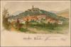 61462 Konigstein Taunus ruin artist card o April 1, 1907
