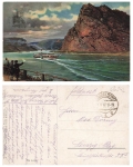 56346 Die Lurlei Kuenstlerkarte H Hoffmann Feldpost 1917