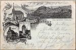 63683 Ortenberg Litho Bahnpost Gedern - Stockheim Train No. 1389 o13.7.1898