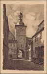 63911 Klingenberg Brunntorturm Künstlerkarte * ca. 1930