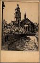 64521 Groß-Gerau Helwigstrasse Künstlerkarte Karl Winkel * ca. 1920