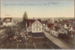 64546 Walldorf Restaurant Waldlust o February 23, 1915 ​​​​​​​Bahnpost Frankfurt - Bruchsal Train No. 841