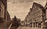 97199 Ochsenfurt old gabled houses in the main street * about 1910