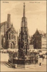 Nürnberg Schöner Brunnen *ca. 1920