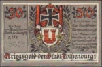 91541 Rothenburg Tauber Städtenotgeld 50 Pfennig 1921