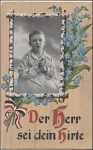 Children, Patriotica, WW1 Black-white-red forget-me-not, * approx. 1915